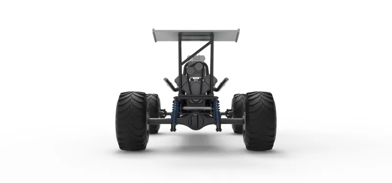 Vintage Mud dragster Scale 1:25 - Model preview 16