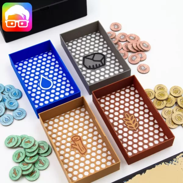 Haunted Lands board game organizer by @ammedia3d - Model preview 9