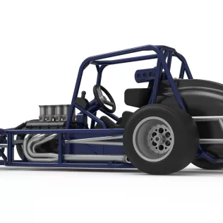 Pavement Silver Crown Car Base Version 2 Scale 1:25 - Model thumbnail 13