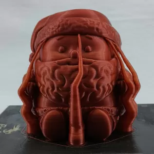 Santa Claus pencil holder / flower pot - Model thumbnail 3