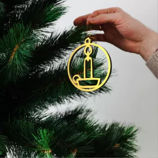 7 pcs. Christmas Ornaments, Mini Bundle Tree Decoration - Model thumbnail 6