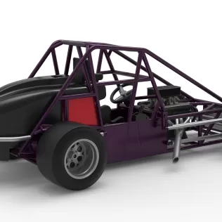 Experimental Pavement Silver Crown Car Base Version 2 Scale 1:25 - Model thumbnail 18