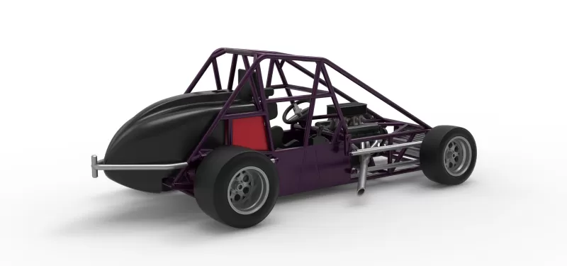 Experimental Pavement Silver Crown Car Base Version 2 Scale 1:25 - Model preview 18