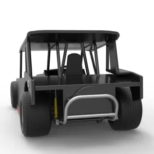 Vintage Dirt Modified stock car Version 6 Scale 1:25 - Model thumbnail 14