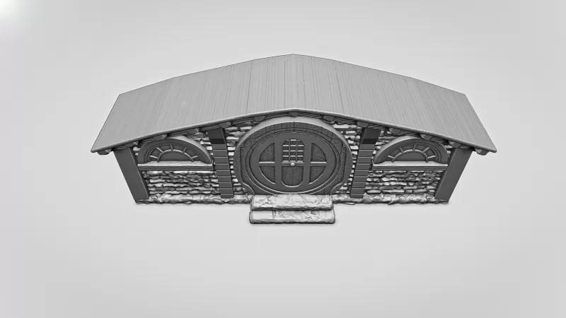 Hobbit House Facade #RoZ - Model preview 4