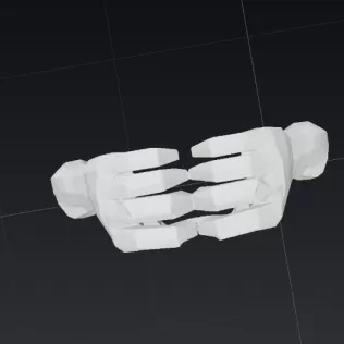 Manos formando un corazón – Escultura decorativa 3D | Insomnia3D - Model thumbnail 3