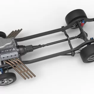 Chassis of Gasser Version 3 Scale 1:25 - Model thumbnail 2