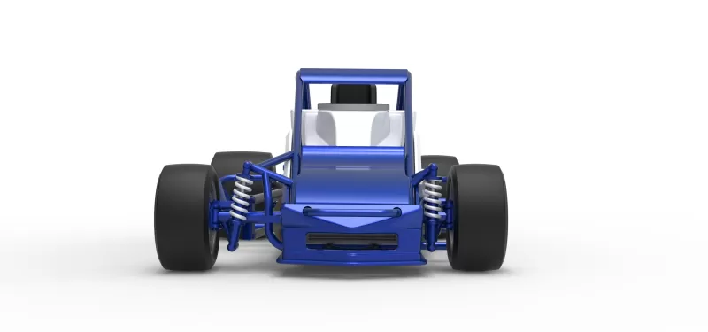 Pavement Silver Crown Car Scale 1:25 - Model preview 7