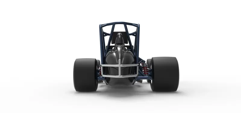 Sprint car Base Version 2 Scale 1:25 - Model preview 16
