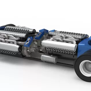 Vintage AWD Dragster Scale 1:25 - Model thumbnail 12