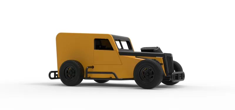 Dwarf car Scale 1:25 - Model preview 25