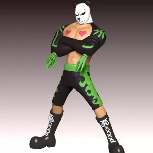 Pandaman - One Piece - Model thumbnail 5