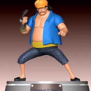 Marshall D Teach Young - One Piece - Model thumbnail 2