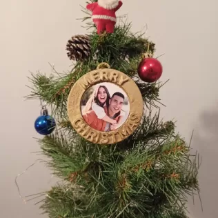 Personalized Christmas Ornaments with Photo, Interchangeable - Model thumbnail 9