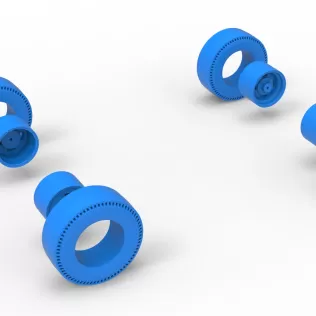 Wheel Set of Vintage AWD dragster Scale 1:25 - Model thumbnail 10