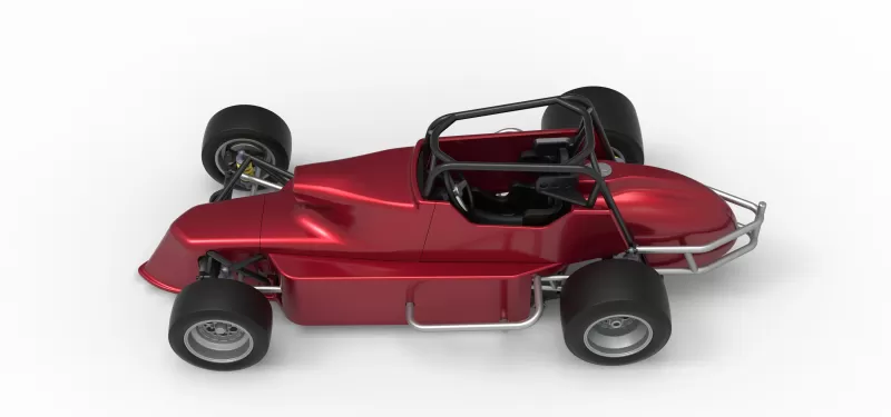 Pavement Silver Crown Car Version 2 Scale 1:25 - Model preview 10