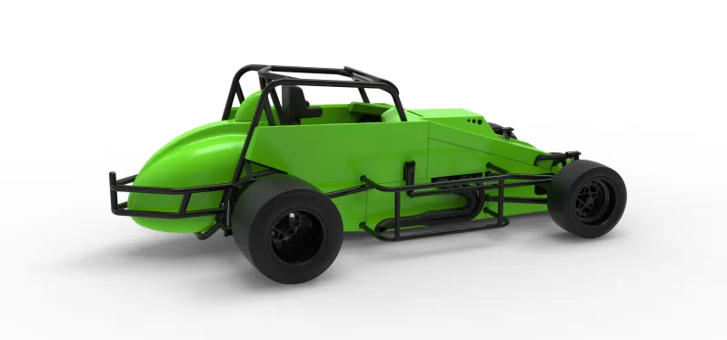 Pavement Silver Crown Car Version 3 Scale 1:25 - Model preview 20