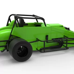 Pavement Silver Crown Car Version 3 Scale 1:25 - Model thumbnail 20