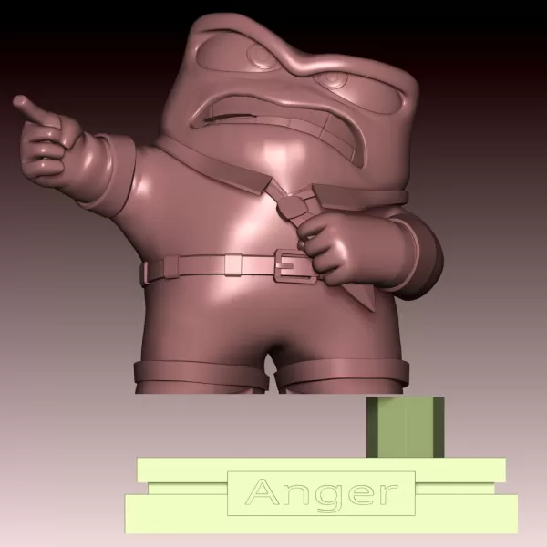 Anger Fan Art - Model preview 10