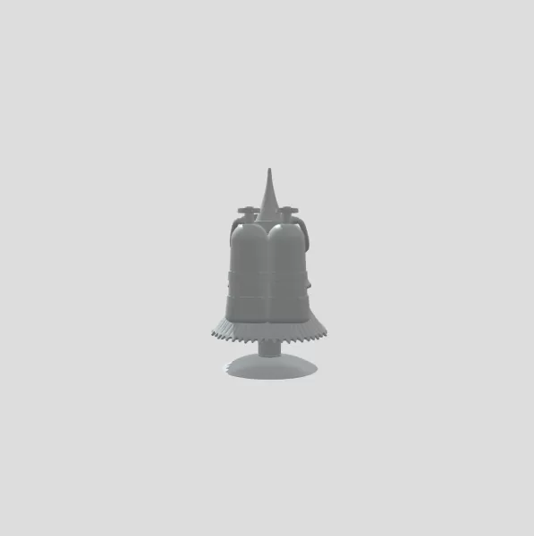 Christmas tree diving equipment - Model preview 3