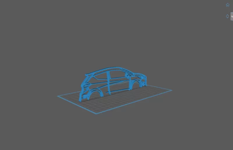 Ford - Fiesta ST Wall Art - Model preview 1