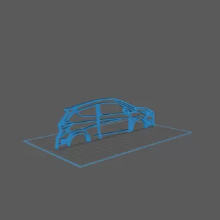 Ford - Fiesta ST Wall Art - Model thumbnail 1