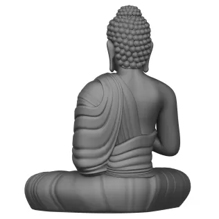 Lord Buddha Statue - Model thumbnail 3
