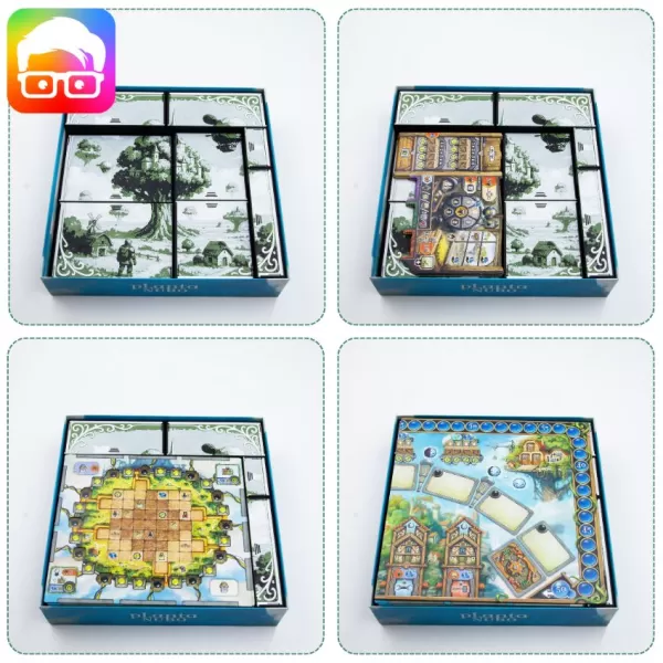Planta Nubo board game organizer by @ammedia3d - Model preview 4