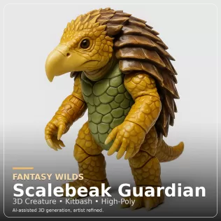 Wild Creatures Animal Character Collection - Model thumbnail 4