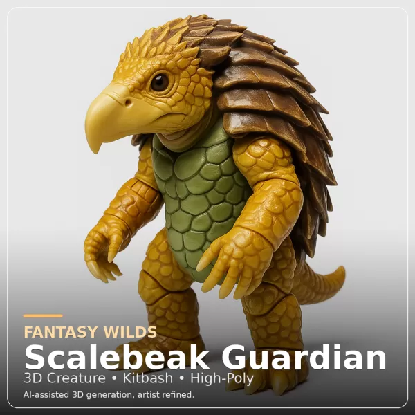 Wild Creatures Animal Character Collection - Model preview 4