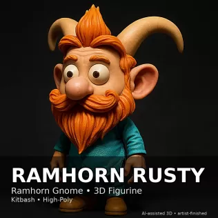 Earfolk Buddies — Whimsical Big-Ears Character Collection (10 Mo - Model thumbnail 16