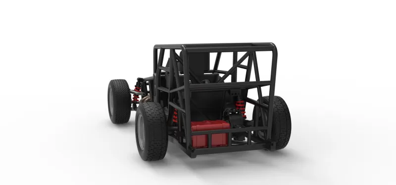 Dwarf car Base Scale 1:25 - Model preview 14