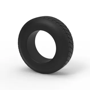 Vintage dirt tire Version 3 Scale 1:25