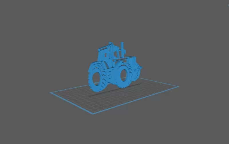 Tractor - Fendt Wall Art - Model preview 2