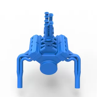 Engine of Gasser Version 2 Scale 1:25 - Model thumbnail 12