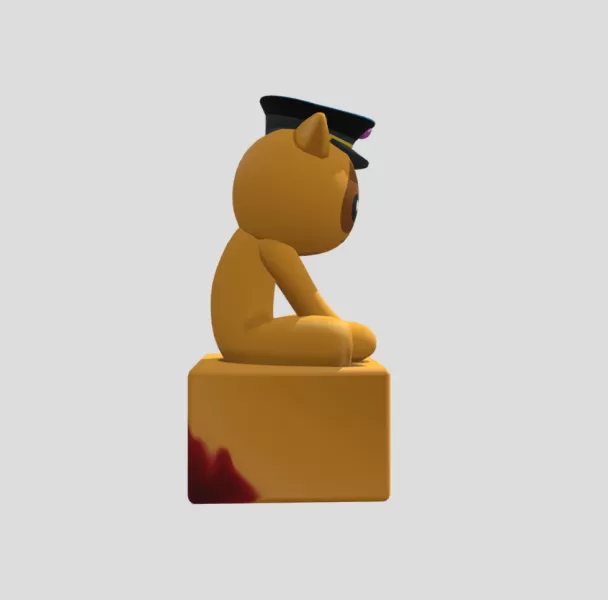 Airplane Cat Pilot - Model preview 4