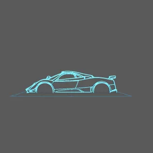 Pagani - Zonda Clinque Wall Art