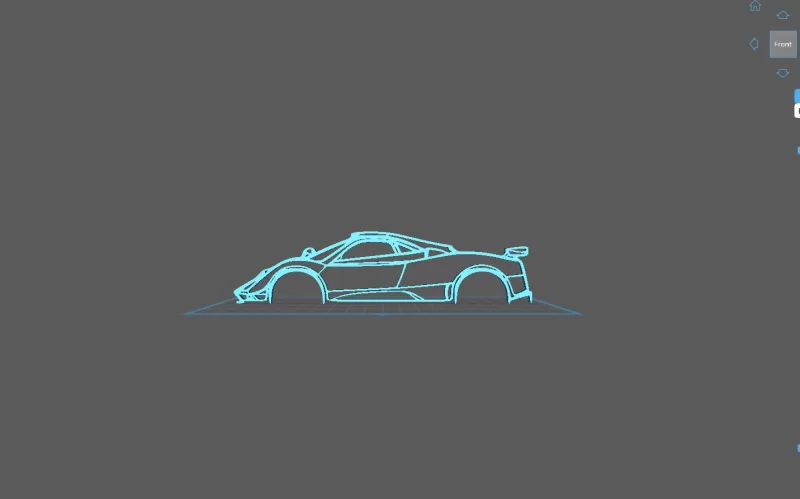 Pagani - Zonda Clinque Wall Art - Model preview 2