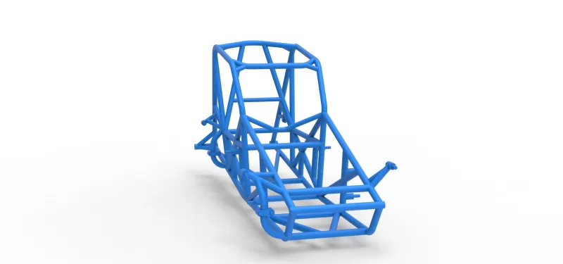 Frame for Sprint car Version 2 Scale 1:25 - Model preview 16