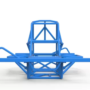 Frame of BriSCA Micro Formula 2 Stock Car Scale 1:16 - Model thumbnail 5