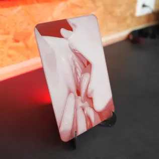 TONGUE PLAY GLOW (HueForge NSWF) 67x100mm - Model thumbnail 4