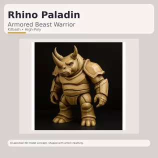 Creature Forge Pack – Fantasy & Sci-Fi Creature Collection - Model thumbnail 14