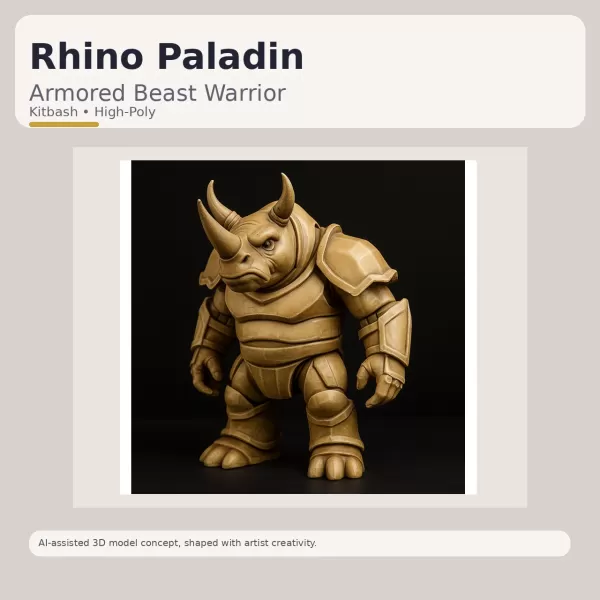 Creature Forge Pack – Fantasy & Sci-Fi Creature Collection - Model preview 14