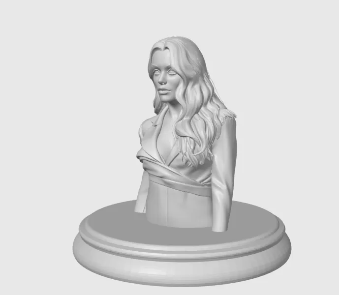 Mila Kunis 3D Bust Print - Model preview 8