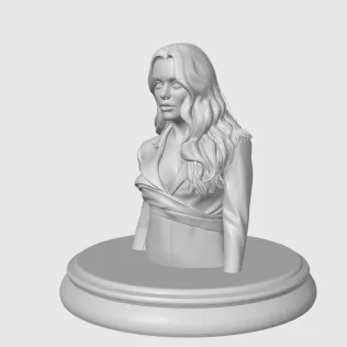 Mila Kunis 3D Bust Print - Model thumbnail 8