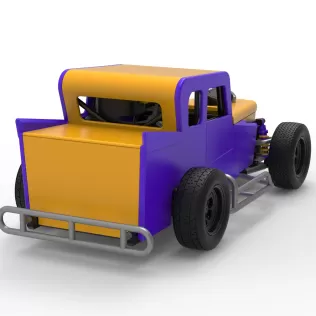 Dwarf car Version 2 Scale 1:25 - Model thumbnail 18