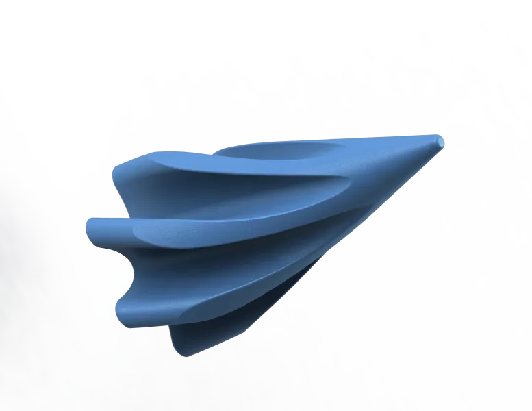 🌀 Spiral Hourglass (Fidget Toy): Impossible Passthrough - Model preview 8