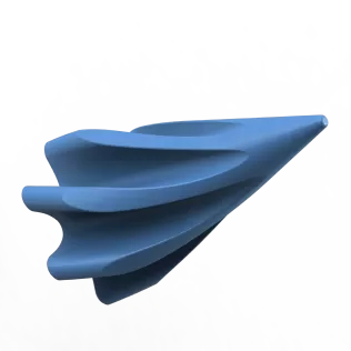 🌀 Spiral Hourglass (Fidget Toy): Impossible Passthrough - Model thumbnail 8