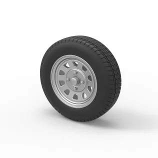 Wheel of New Zealand Ministock car Scale 1:25 - Model thumbnail 7