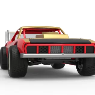 Vintage Semi-Late Model Stock Car Scale 1:25 - Model thumbnail 27